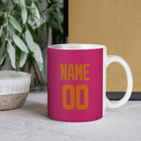 Custom Pink Orange Mug