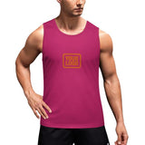 Custom Pink Orange Men's Tank Top