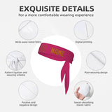 Custom Pink Orange Headband