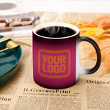 Custom Pink Orange Magic Mug