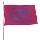Custom Pink Light Purple Flag