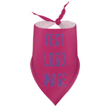 Custom Pink Light Purple Pet Scarf