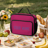 Custom Pink Light Purple Lunch Bag