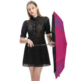 Custom Pink Light Purple Automatic Umbrella