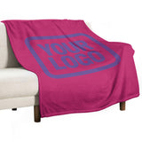 Custom Pink Light Purple Blanket