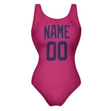 Custom Pink Purple Swimsuit