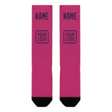 Custom Pink Purple Knee-High Sock