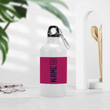 Custom Pink Purple Sports Bottle