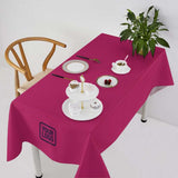 Custom Pink Light Purple Square Table Cloth
