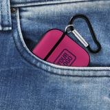 Custom Pink Purple AirPods Case