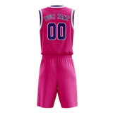 Custom Pink Light Purple Basketball Set