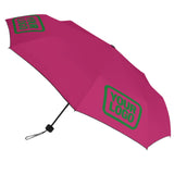 Custom Pink Emerald Green Automatic Umbrella