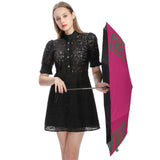 Custom Pink Emerald Green Automatic Umbrella