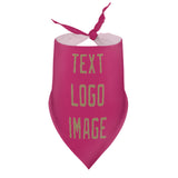 Custom Pink Light Khaki Pet Scarf