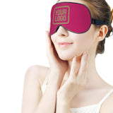 Custom Pink Light Khaki Sleep Mask