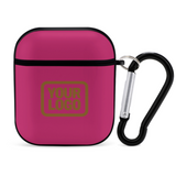 Custom Pink Khaki AirPods Case