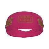 Custom Pink Khaki Sports headband