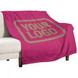 Custom Pink Light Khaki Blanket