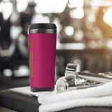 Custom Pink Khaki Stainless Steel Water Cup