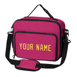 Custom Pink Light Yellow Lunch Bag