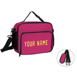 Custom Pink Light Yellow Lunch Bag