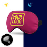 Custom Pink Light Yellow Sleep Mask