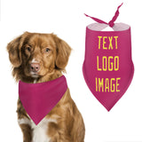 Custom Pink Light Yellow Pet Scarf