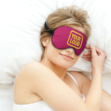 Custom Pink Light Yellow Sleep Mask