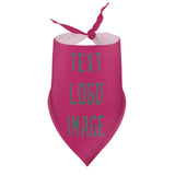 Custom Pink Blue Green Pet Scarf