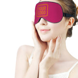 Custom Pink Orange Sleep Mask