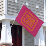Custom Pink Orange Flag