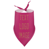 Custom Pink Copper Rose Pet Scarf