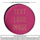 Custom Pink Copper Rose Truck Tires