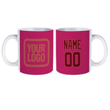 Custom Pink Crimson Red Mug