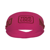 Custom Pink Crimson Red Sports headband