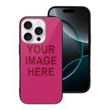 Custom Pink Crimson Red Phone Case