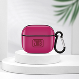 Custom Pink Crimson Red AirPods Case (3rd Generation)
