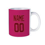 Custom Pink Crimson Red Mug