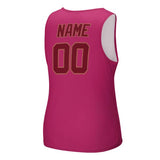 Custom Pink Crimson Red Men's Tank Top