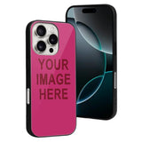 Custom Pink Crimson Red Phone Case