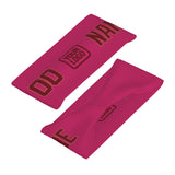 Custom Pink Crimson Red Sports headband