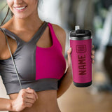 Custom Pink Crimson Red Stainless Steel Water Cup