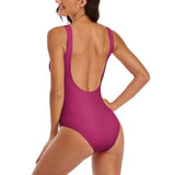Custom Pink Crimson Red Swimsuit