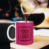 Custom Pink Crimson Red Mug