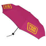 Custom Pink Gold Automatic Umbrella