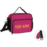 Custom Pink Gold Lunch Bag