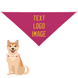 Custom Pink Gold Pet Scarf