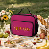 Custom Pink Gold Lunch Bag