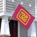 Custom Pink Gold Flag