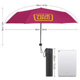 Custom Pink Gold Automatic Umbrella